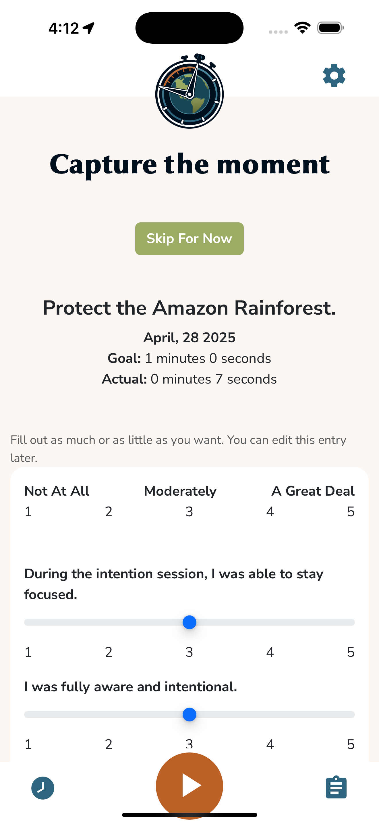 planet minute screen shot